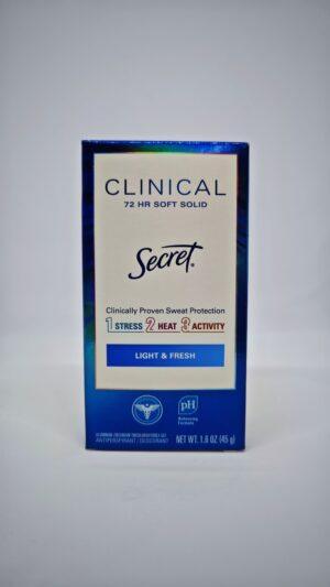 استیک ضد تعریق سکرت SECRET مدل Clinical رایحه Light and Fresh حجم 45 میل